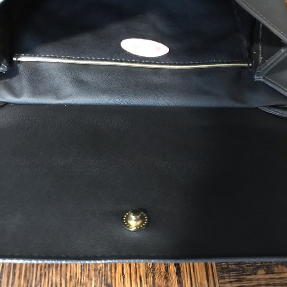 💜Dark Grey Purse/Agate Stone Necklace💜 - Picture 5 of 13